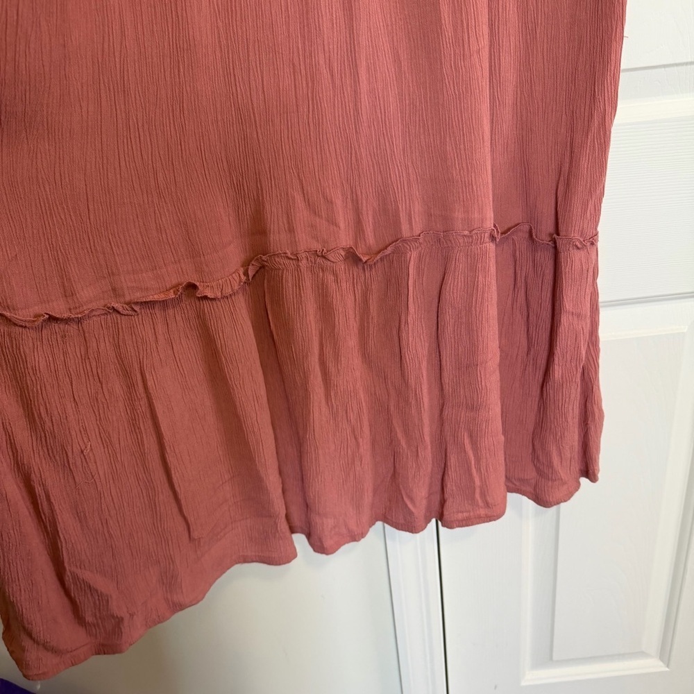 Sim & Sam Maxi Sundress Mauve White Embroidered Size XS, NWT - Picture 5 of 12